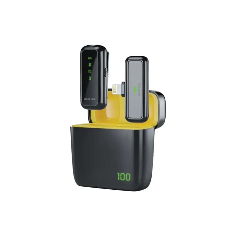 میکروفن یقه ای لایتنینگ گرین لاین Green Lion مدل GM-65X — تصویر ۲