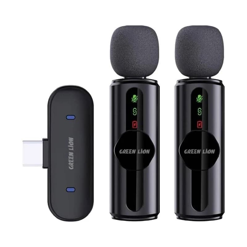 میکروفون بیسیم گرین لاین Green Lion مدل GM-76X 3in1