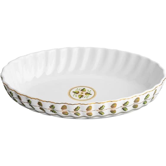 تابه سرو بیضی گلدکیش طرح رویسا | کد GK701145-2 — تصویر ۲