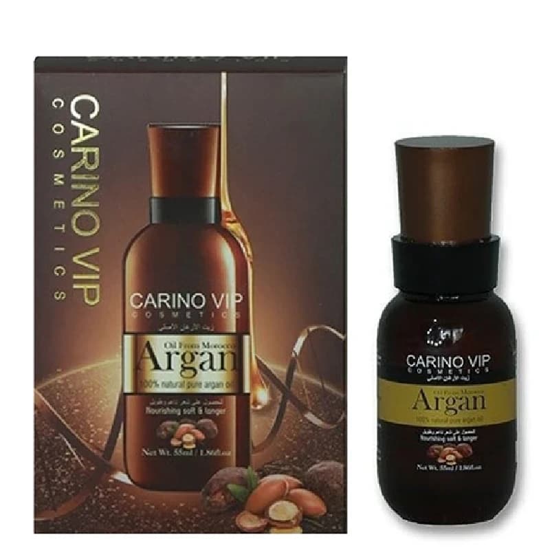 روغن آرگان کارینو وی ای پی carino vip حجم 55 میل اصل — تصویر ۲
