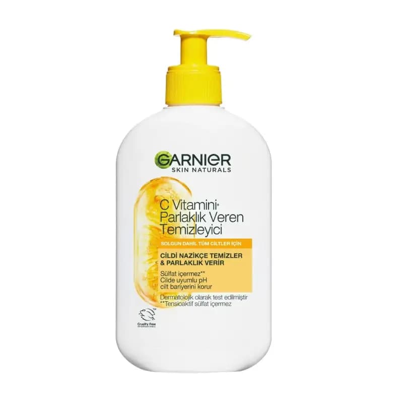 ژل شستشوی صورت گارنیر Garnier بدون سلفات مدل ویتامین C