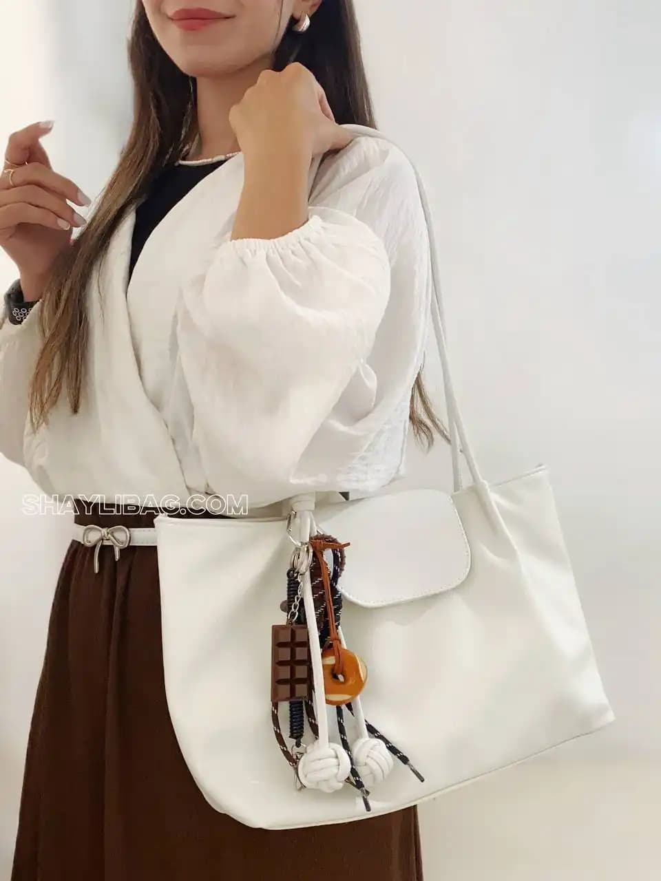 کیف بزرگ دوشی زنانه مدل پانیسا