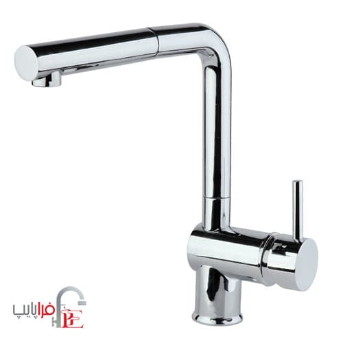 شیر ظرفشویی راسان مدل شبنم کروم ا Rassan Shabnam sink Mixer