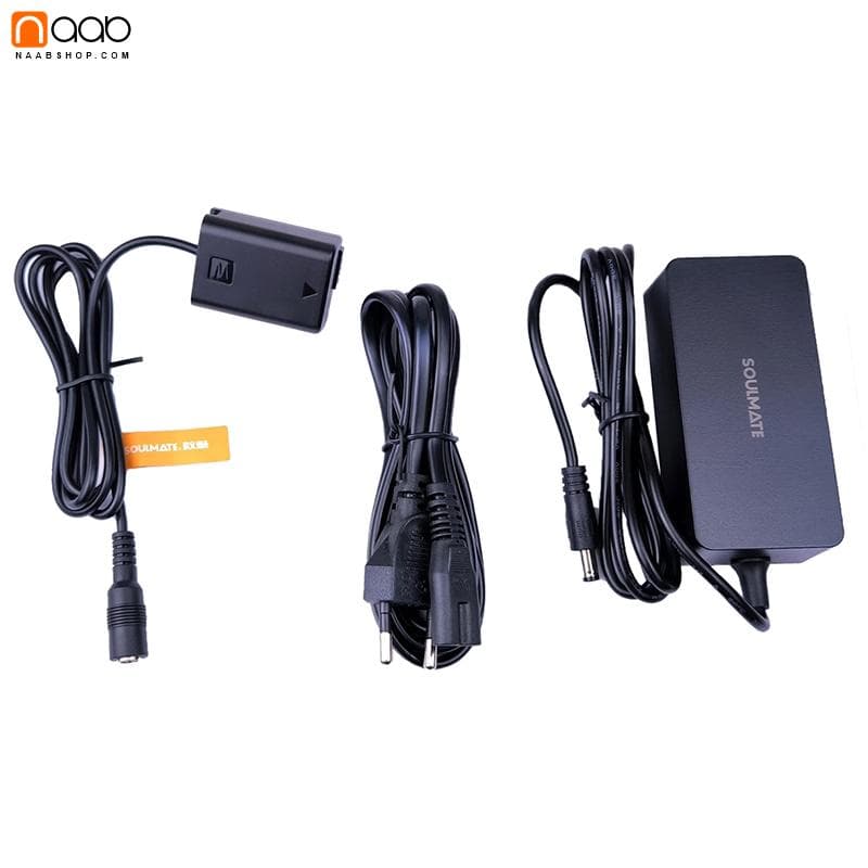 آداپتور برق مستقیم سولمیت Soulmate power adapter LP-E6 — تصویر ۲