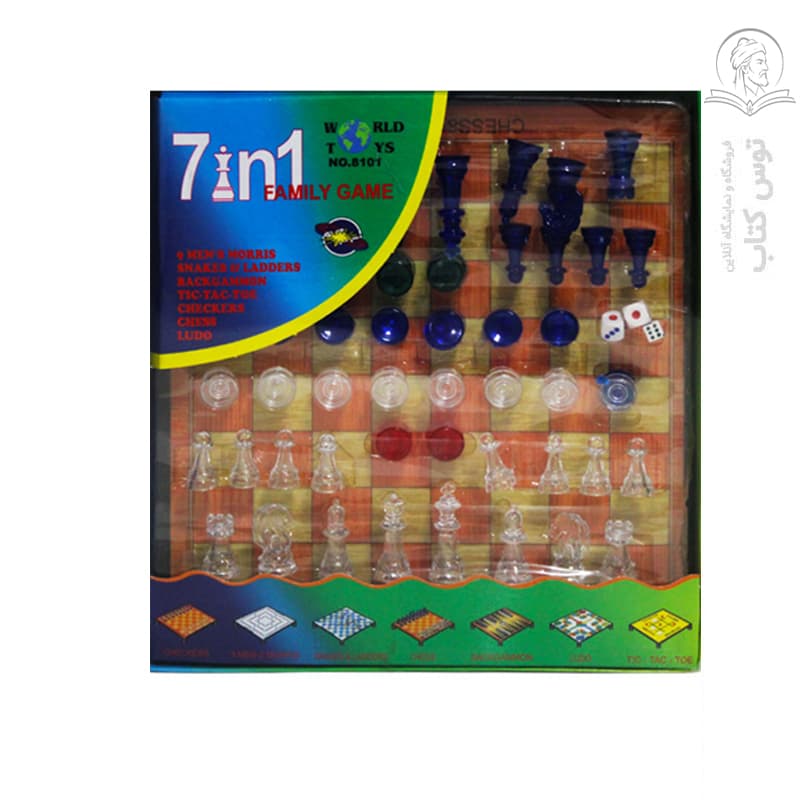 بازی فکری فمیلی گیم مدل 7 در 1