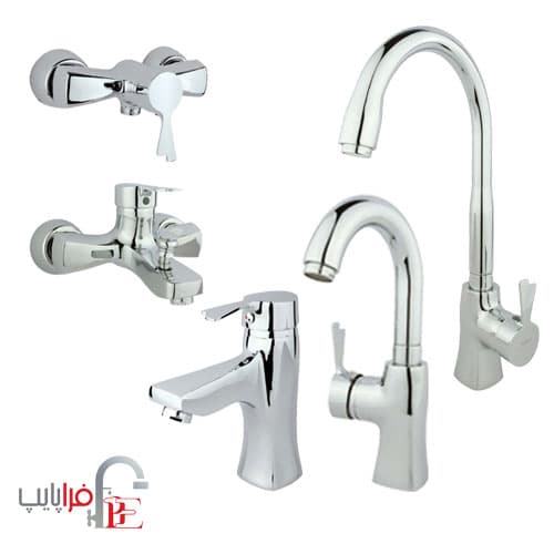 ست شیرآلات راسان مدل پاپیون ا Rassan Papiun collection Taps