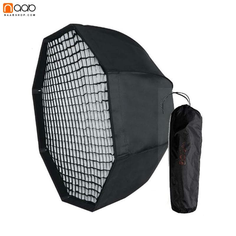 اکتاباکس پرتابل MDN 120 cm octabox with grid+زنبوری و دفیوزر — تصویر ۵