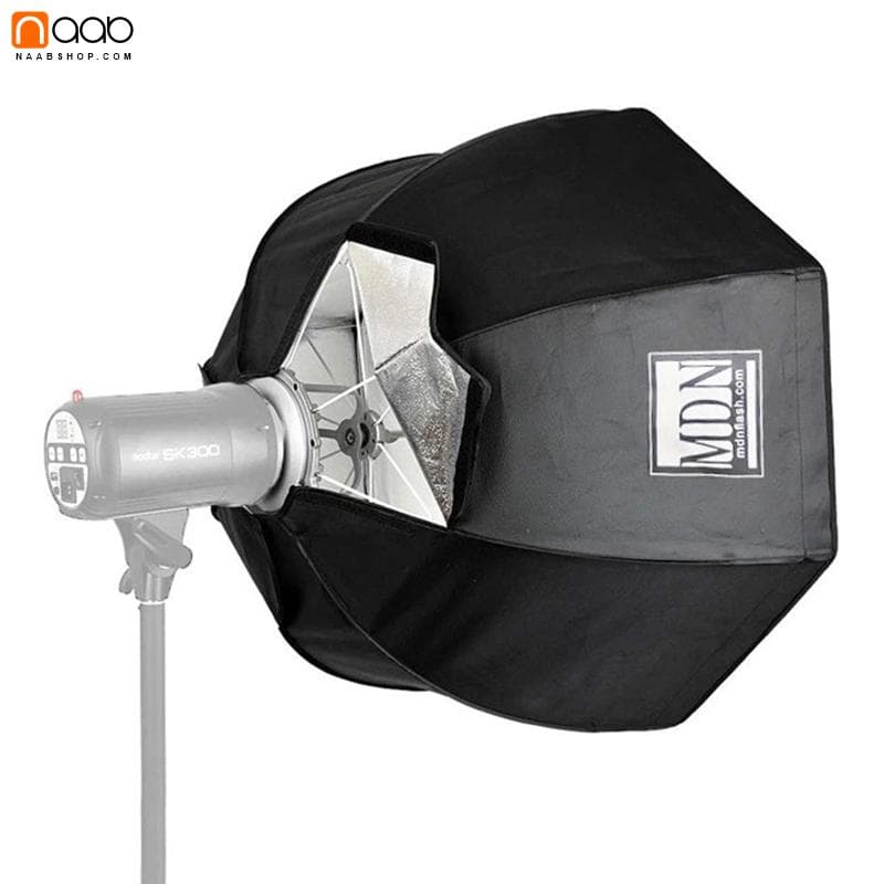 اکتاباکس پرتابل MDN 95 cm octabox with grid+زنبوری و دفیوزر