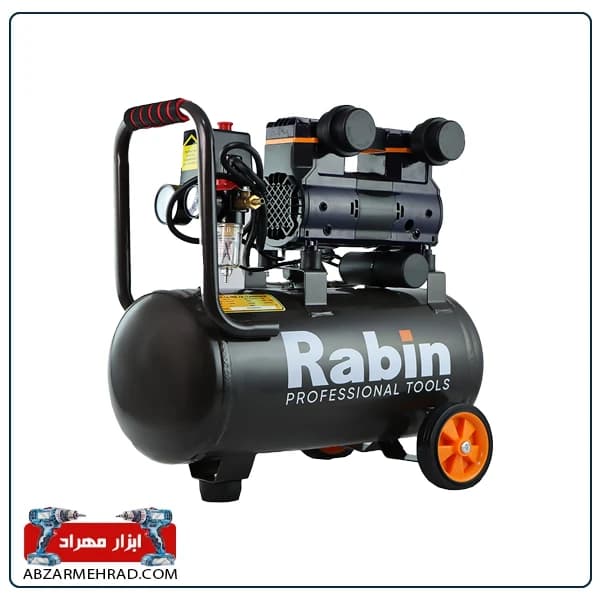 کمپرسور باد 10 لیتری سایلنت رابین مدل R2710 — تصویر ۴