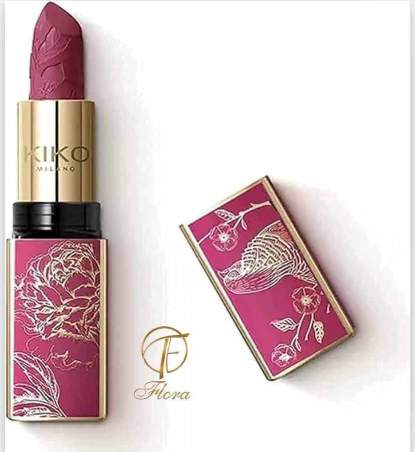 رژلب جامد لوکس و مات چارمینگ اسکیپ کیکو میلانو۰۵ 05Elegant Rosewood kiko milano