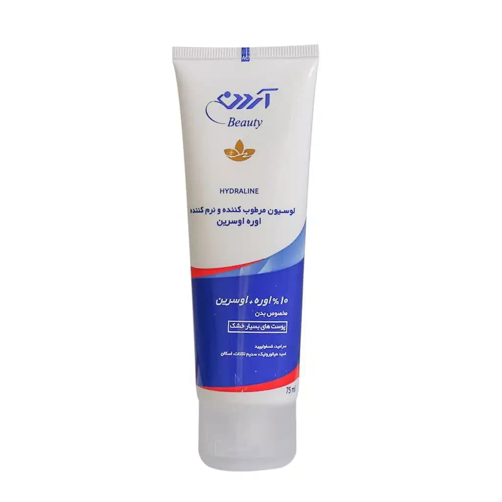 لوسیون مرطوب‌کننده و نرم‌کننده بدن اردن اوره اوسرین (Urea 10% + Eucerin) حجم ۷۵ میلی‌لیتر — تصویر ۲