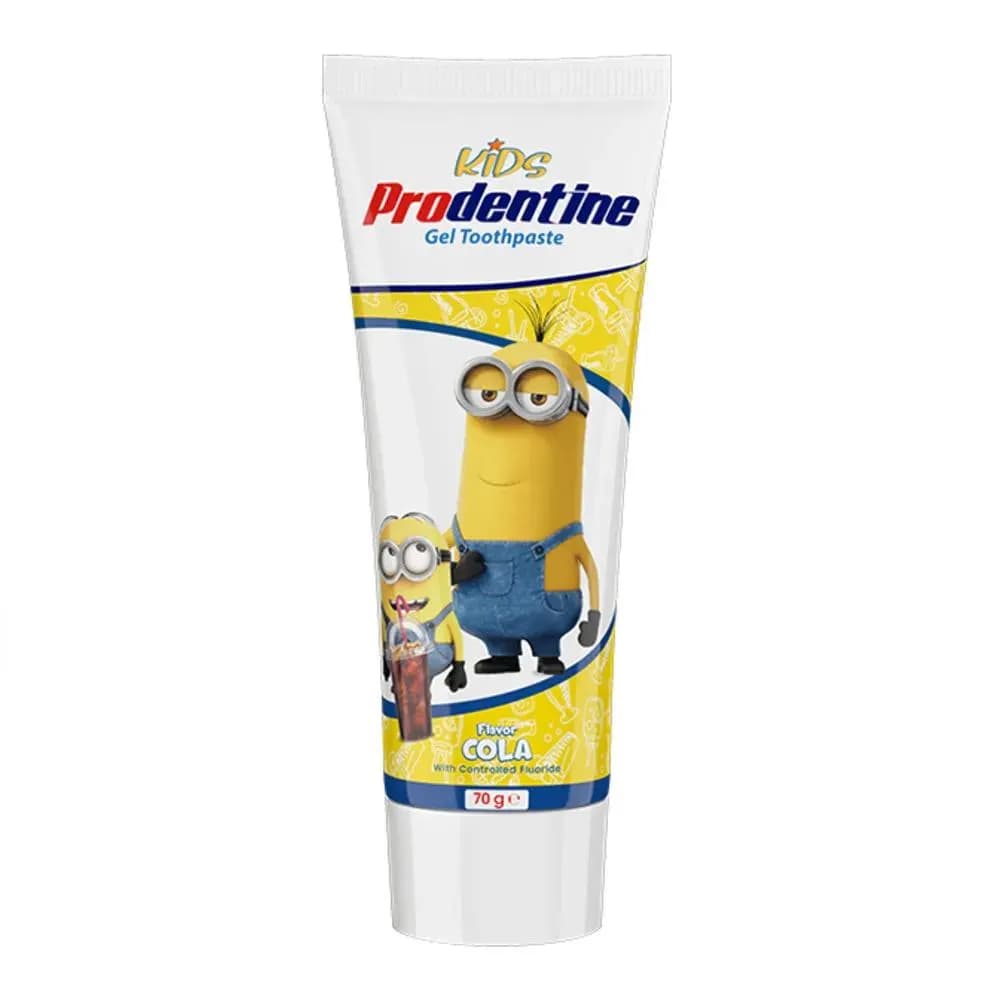 خمیر دندان ژله‌ای کودک پرودنتین مدل Minions با طعم کولا حجم ۷۰ گرم – قیمت قبل