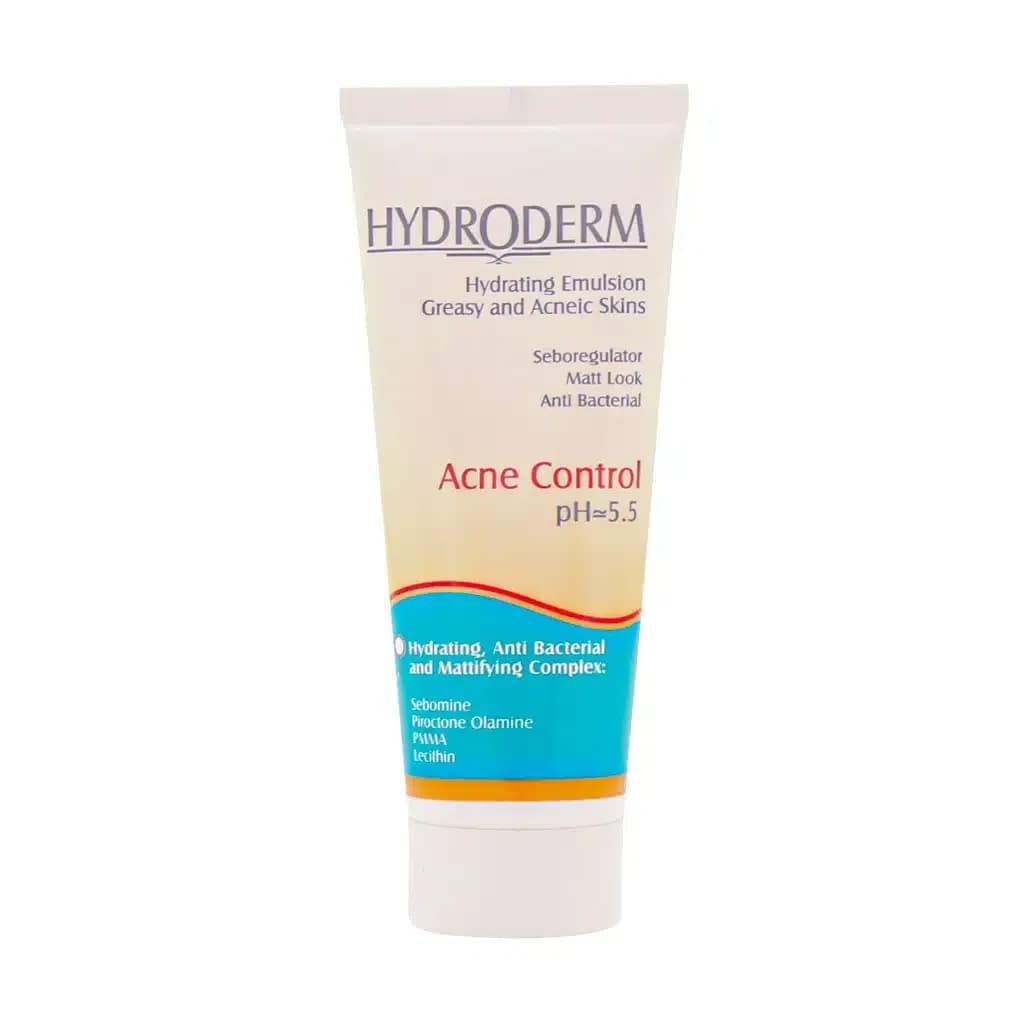 امولسیون مرطوب‌کننده و آنتی‌باکتریال هیدرودرم مدل Acne Control حجم ۴۰ میلی‌لیتر — تصویر ۲
