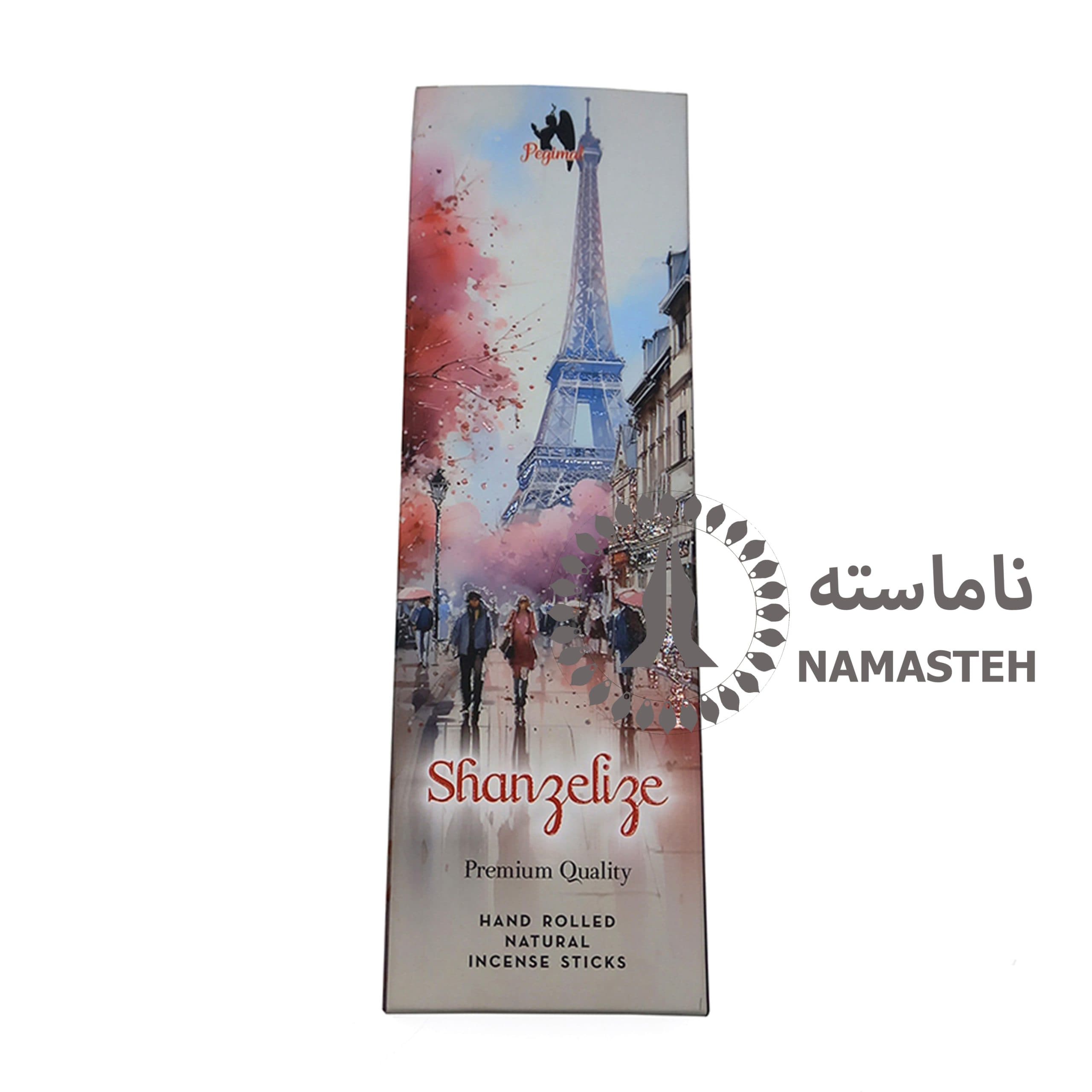 عود دستساز ارگانیک پگیمل pegimal رایحه شانزلیزه shanzelize کد 250 — تصویر ۲