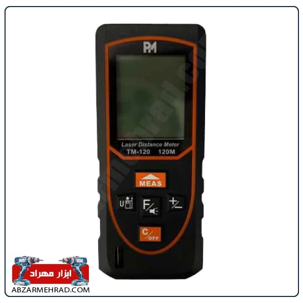 متر لیزری 120 متری پی ام مدل LMG120 با نور سبز