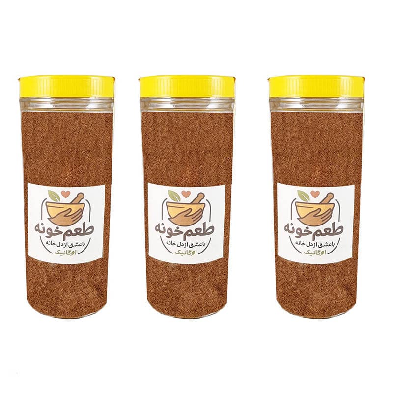 خاکشیر ارگانیک طعم خونه – 1000 گرم بسته 3 عددی