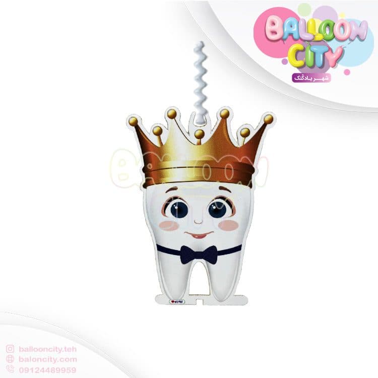 شمع تم دندونی پسر آبی First tooth candle