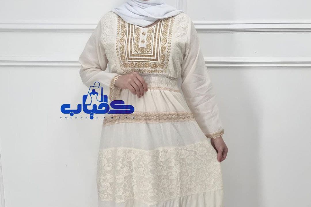 ساحلی ماکسی خامه دوزی وارداتی اصلی/کد2493
