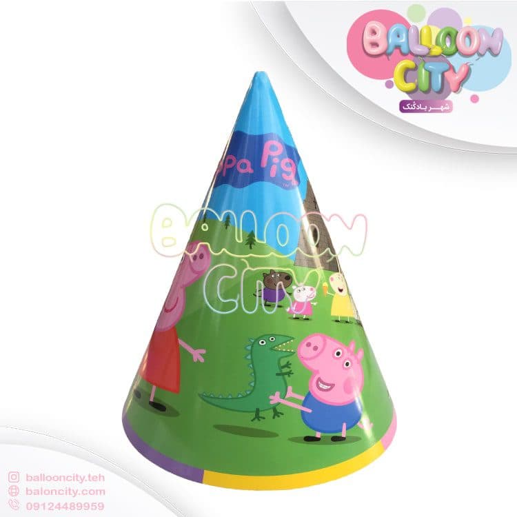 کلاه تم تولد طرح پپاپیگ Peppa pig
