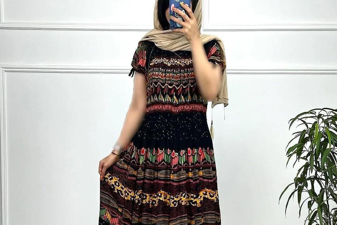 ساحلی ماکسی نخی کریشه وارداتی هندی /کد2483