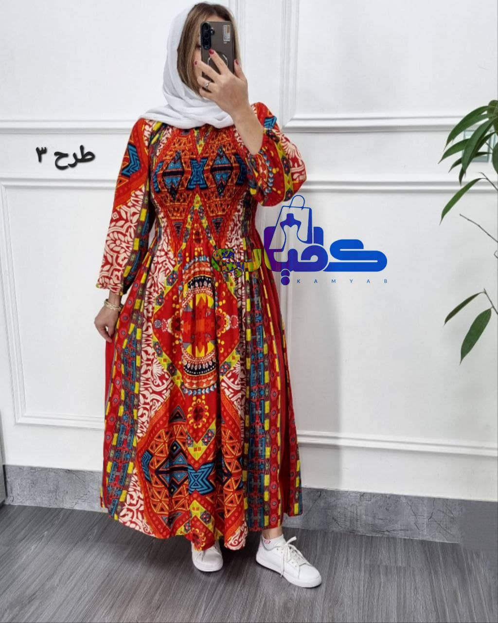 ساحلی ماکسی نخی درجه یک وارداتی هندی/کد2476 — تصویر ۵