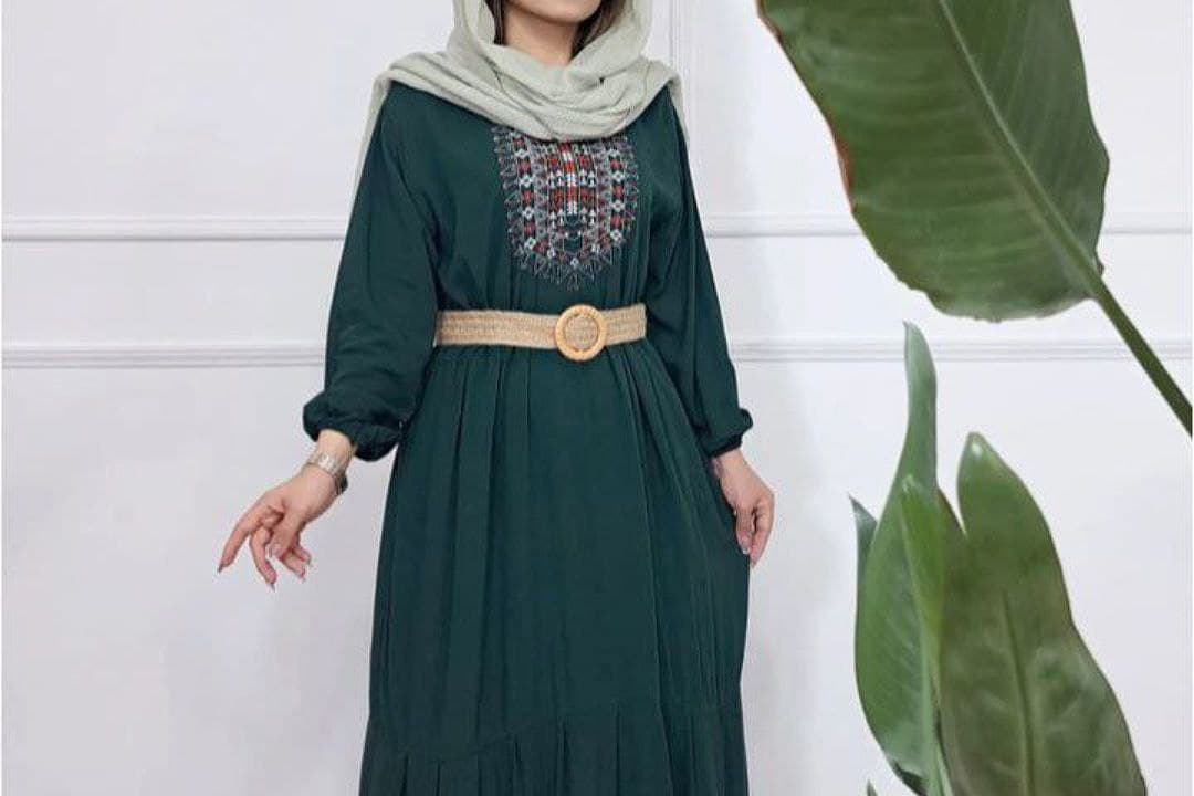 ساحلی ماکسی نخی ایدا چاپی _ کد2471