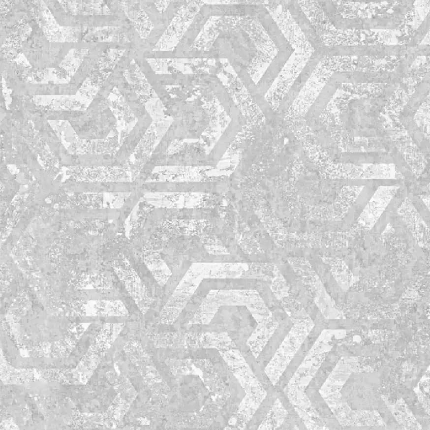 کاغذ دیواری طرح هندسی طوسی NWS667