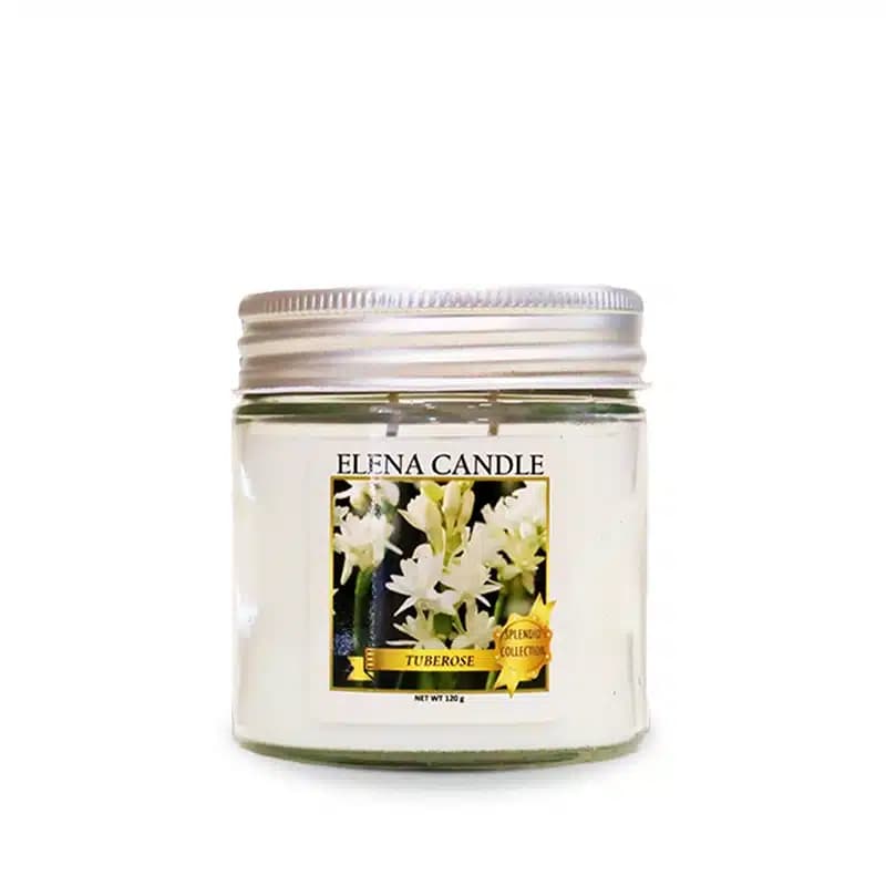 شمع معطر 150 گرم النا رایحه گل مریم — تصویر ۲