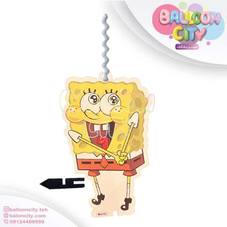 شمع تم تولد طرح باب اسفنجی Bob sponge candle