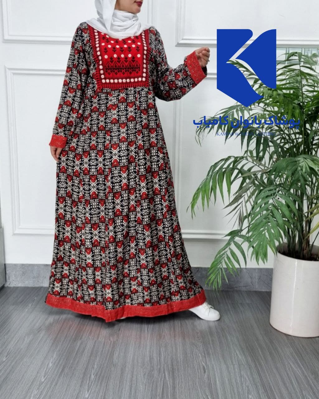 ساحلی کورتای خامه دوزی اورجینال قواره بزرگ/کد2453 — تصویر ۳