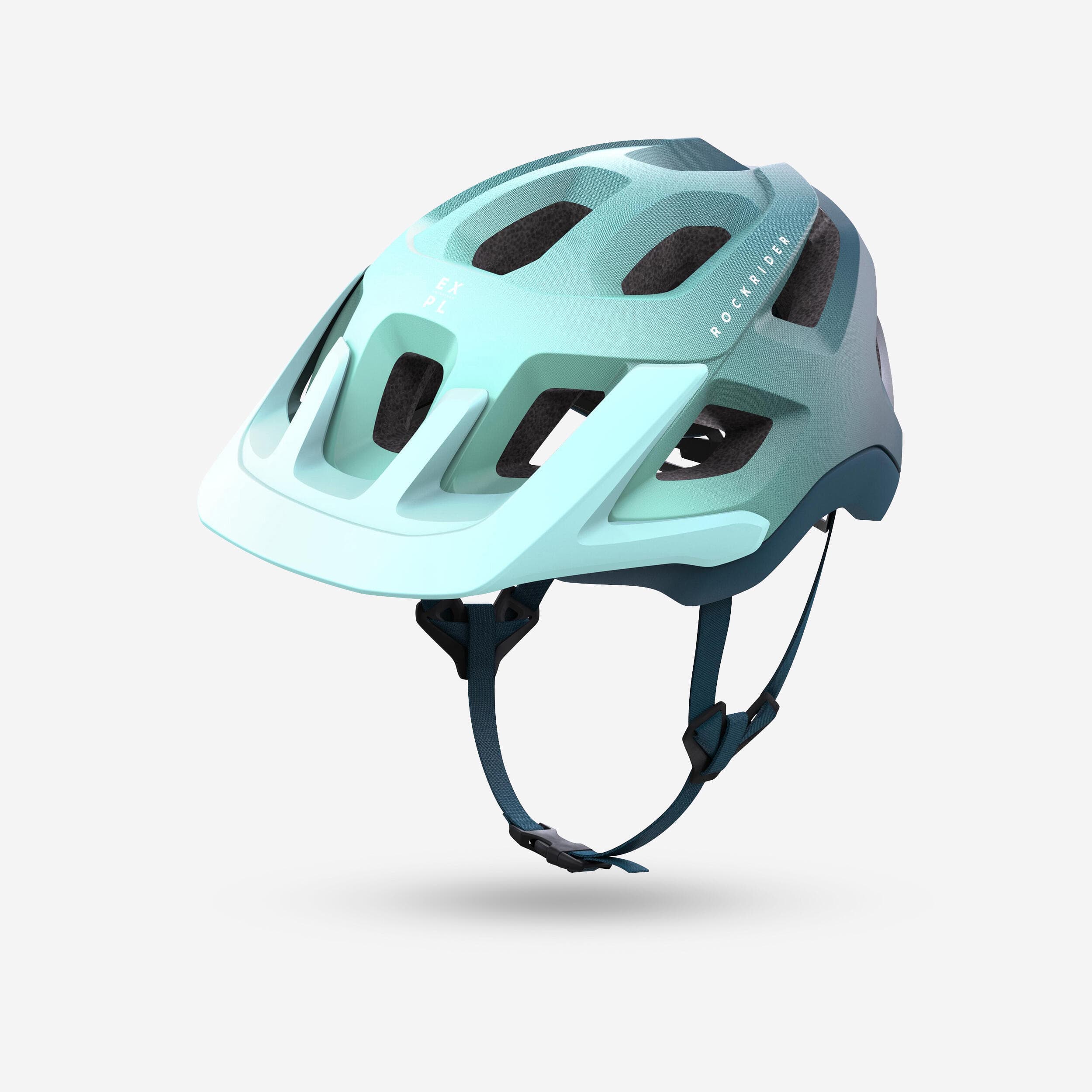 هلمت دوچرخه کوهستان آبی- Rockrider Expl 500