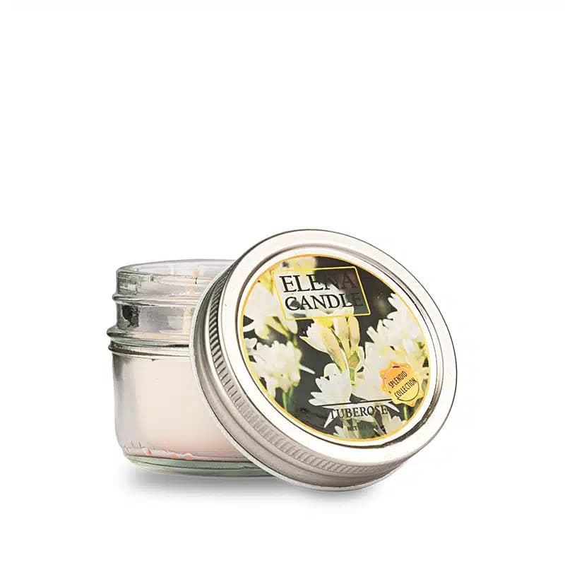 شمع معطر 80 گرم النا رایحه گل مریم — تصویر ۲