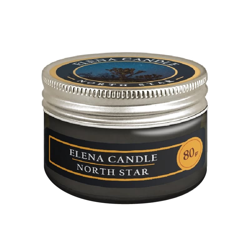 شمع معطر 80 گرم النا رایحه ستاره شمالی — تصویر ۵