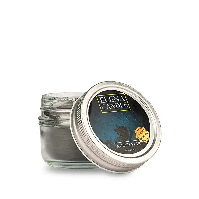 شمع معطر 80 گرم النا رایحه ستاره شمالی — تصویر ۲