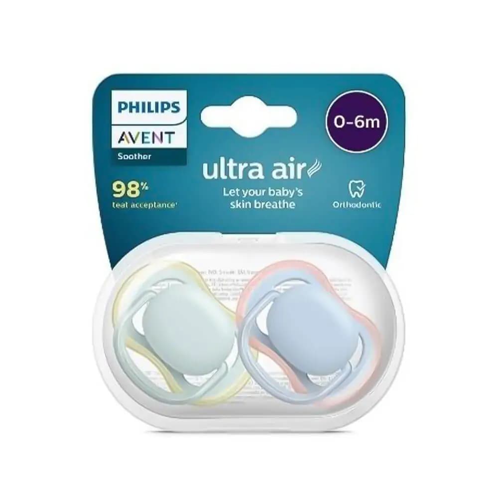 پستانک الترا ایر 0 تا 6 ماه فیلیپس اونت Philips Avent مدل SCF085/11 — تصویر ۴