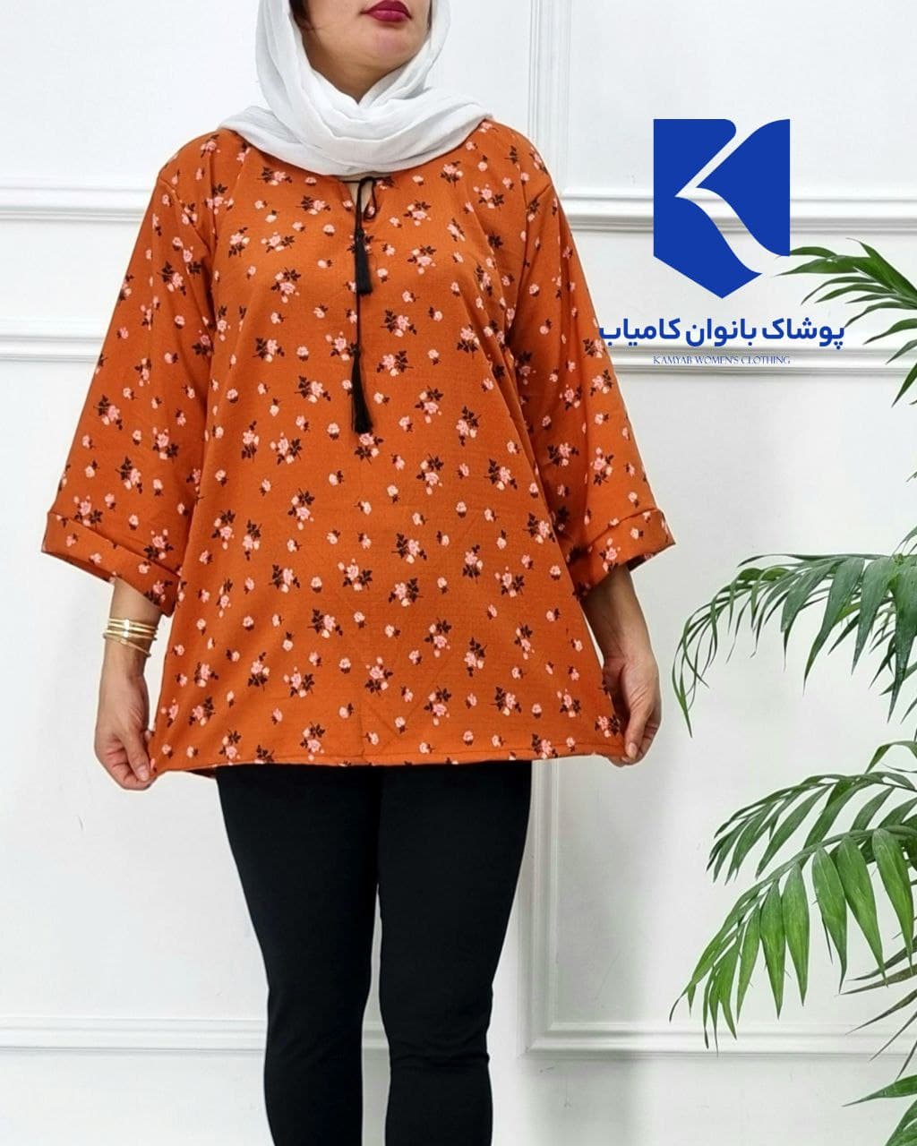 تونیک کرپ نخی زنانه خارجی /کد2432 — تصویر ۷