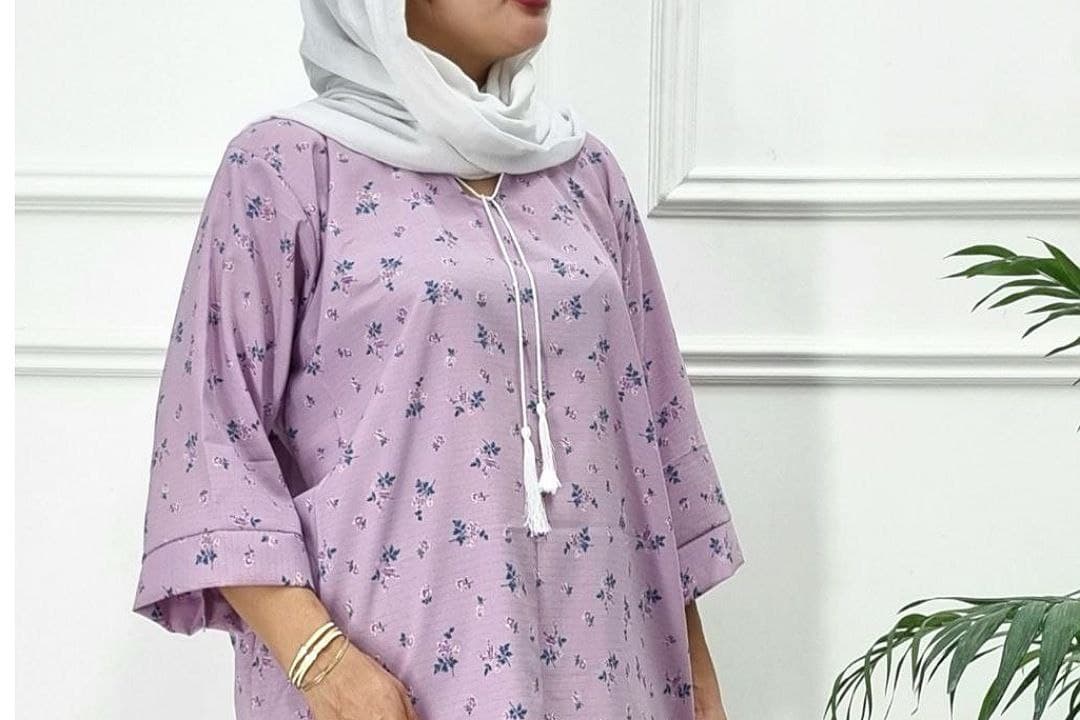 تونیک کرپ نخی زنانه خارجی /کد2432