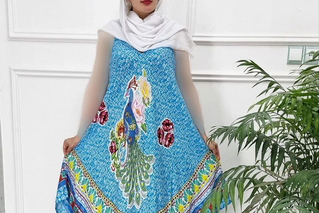 سارافن نخی باکیفیت وارداتی هندی/کد2422