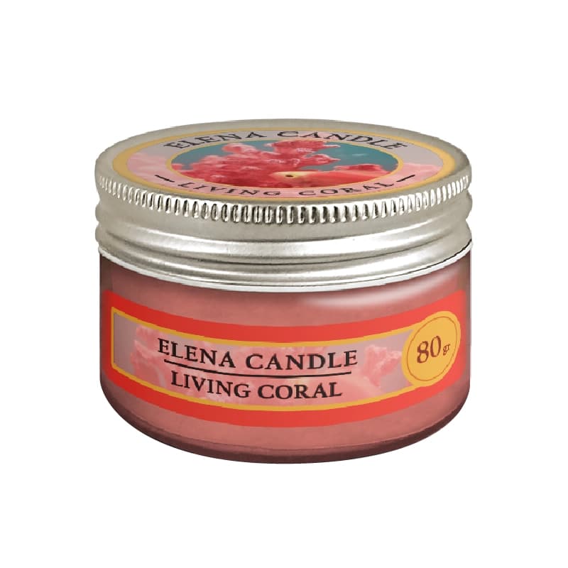 شمع معطر 80 گرم النا رایحه مرجان — تصویر ۵