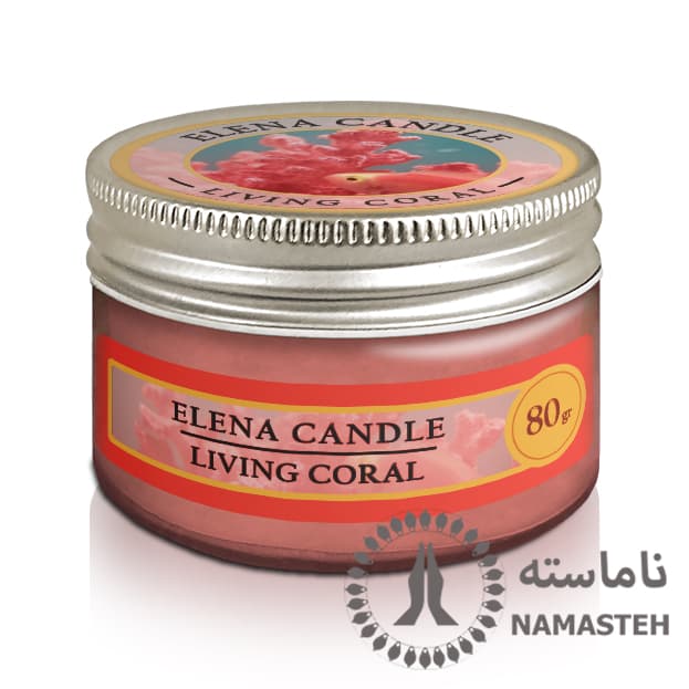 شمع معطر 80 گرم النا رایحه مرجان