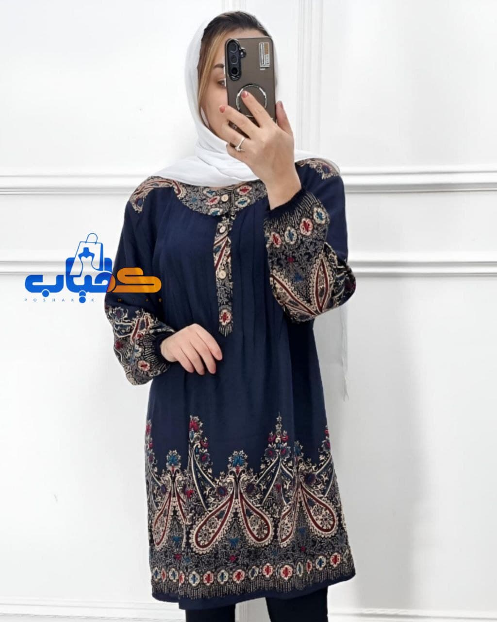 تونیک،مانتویی زنانه اندونزی(اصلی)/کد2410 — تصویر ۳