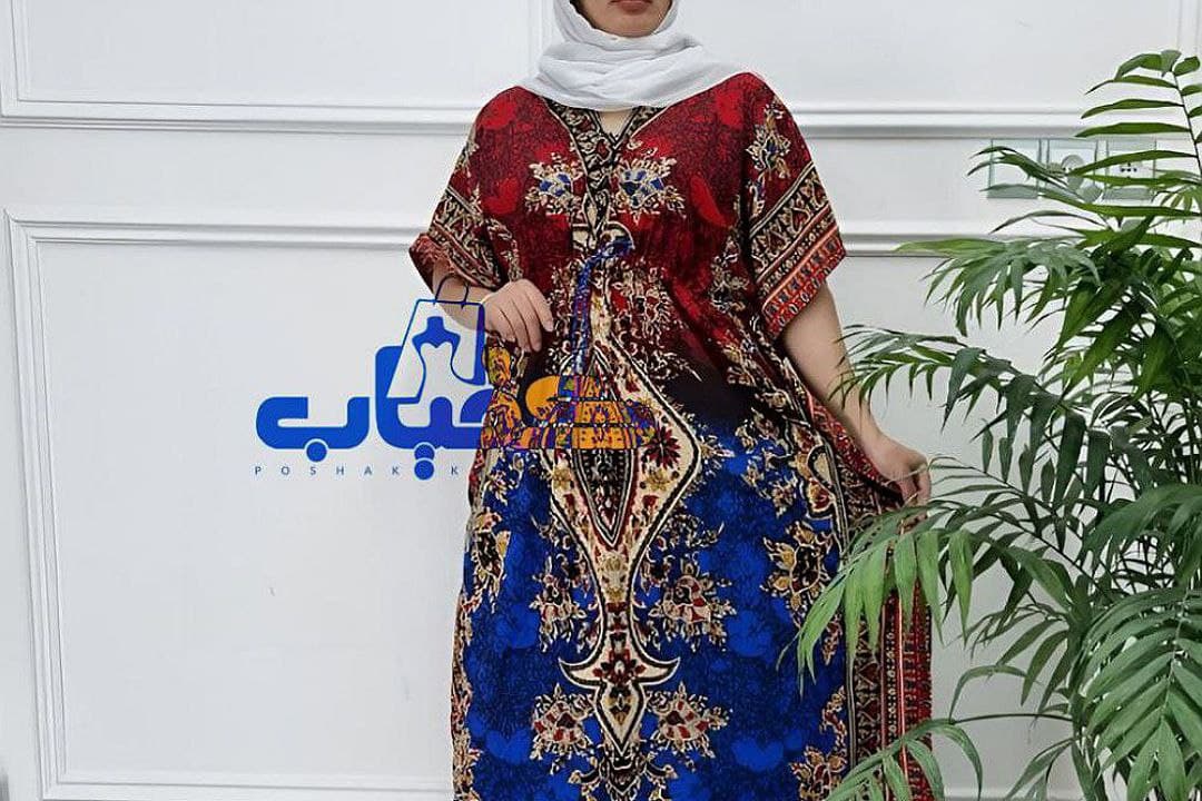 پانچ ساحلی سیلک زنانه وارداتی هندی/کد2377