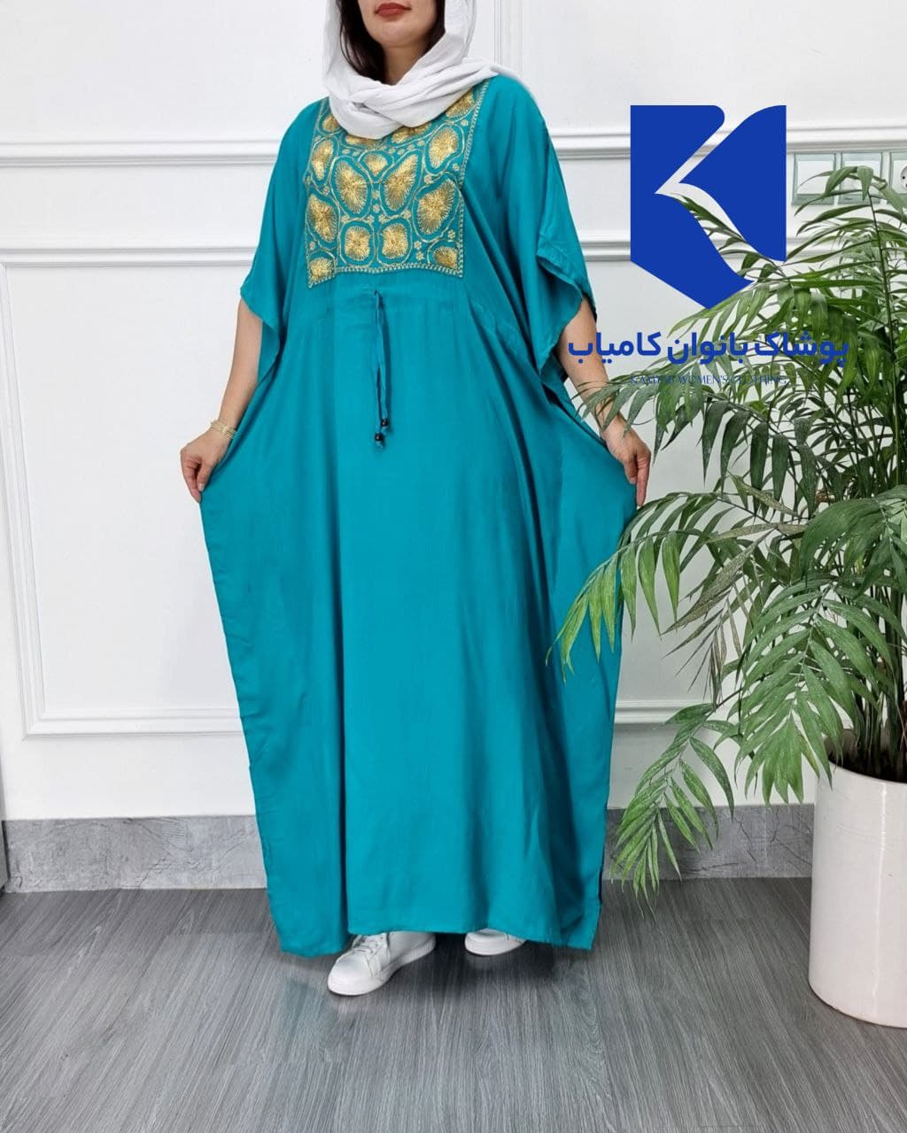 پانچ ساحلی نخ سوزندوزی اورجینال وارداتی قواره بزرگ/کد2363 — تصویر ۶