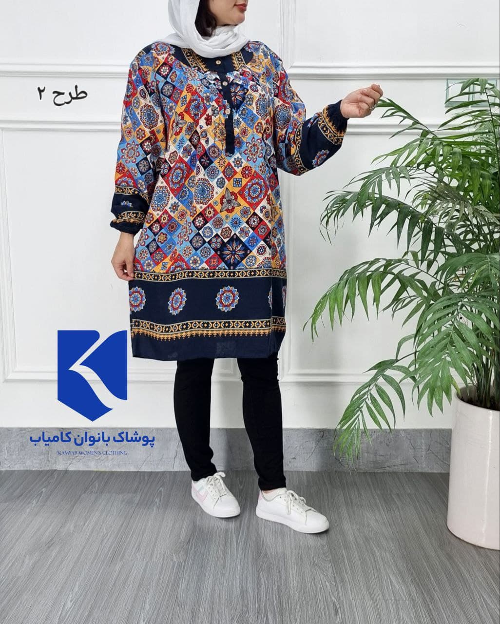 تونیک مانتویی سوپرنخ اندونزی وارداتی/کد2359 (تخفیف ویژه روزمادر) — تصویر ۴