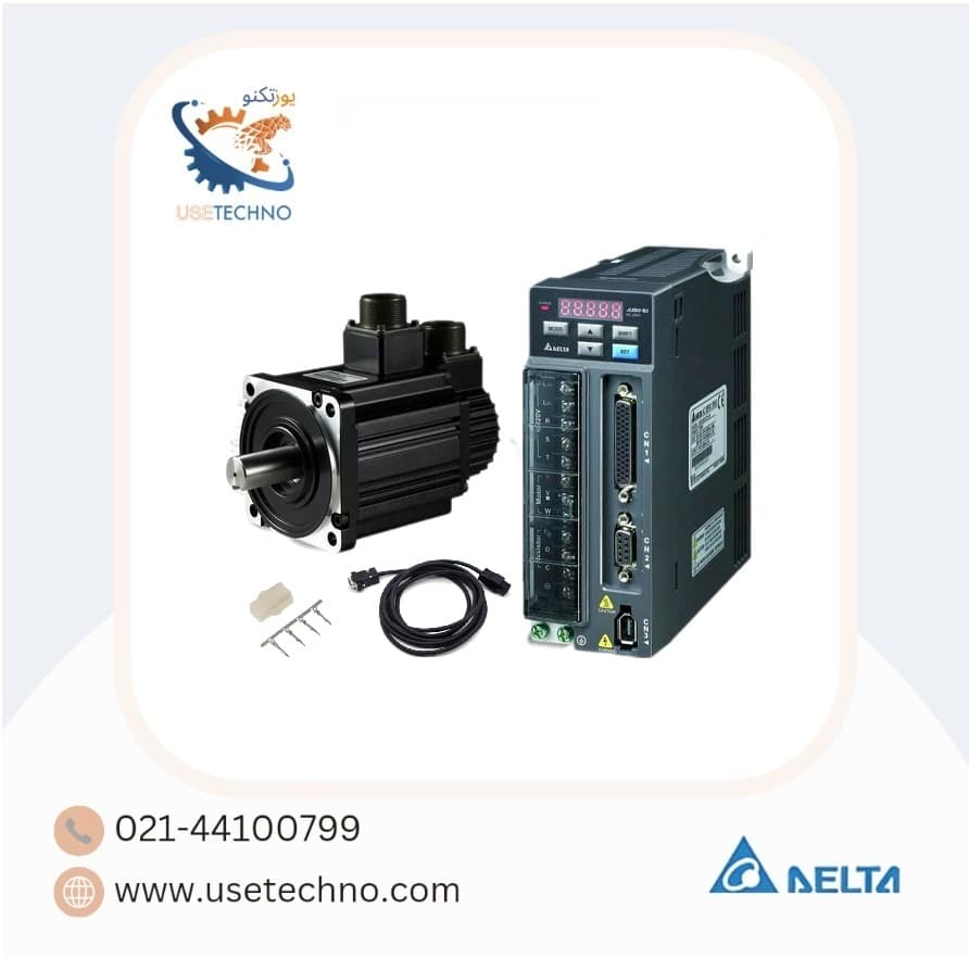 سرو موتور (100W/3000RPM) سری B2 دلتا- ECMA-C20401RS