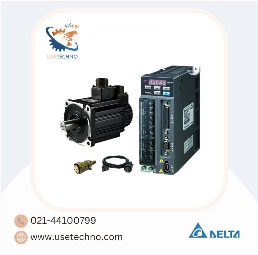 سروو موتور 1KW دلتا 2000RPM سری B2 مدل ECMA-E21310R9