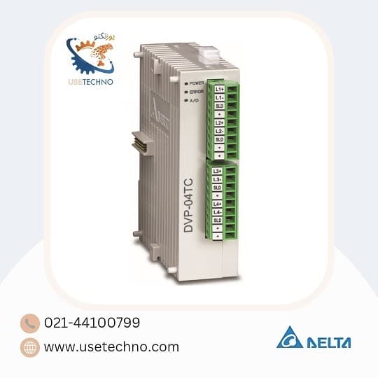 کارت دما دلتا DVP04TC-S – ماژول دما DELTA PLC