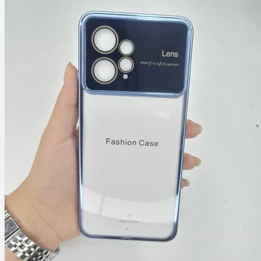 گارد گوشی شیائومی Note 12 4g شفاف محافظ لنز دور آبی نوت12 فورجی