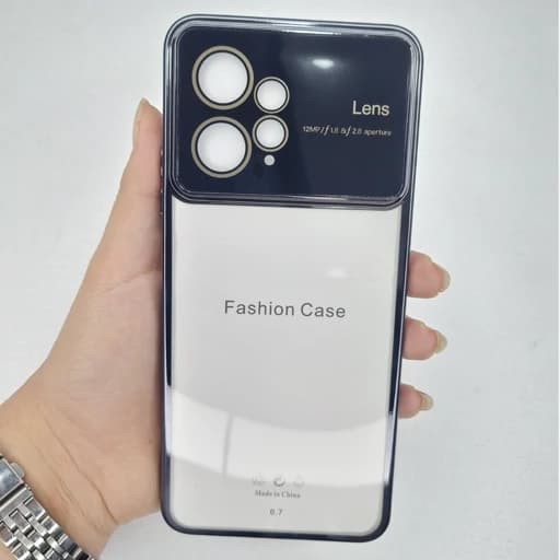 گارد گوشی شیائومی Note 12 4g شفاف محافظ لنز دور مشکی نوت12 فورجی