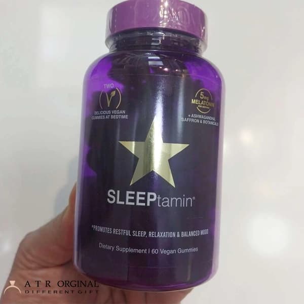 پاستیل اسلیپ تامین پاستیل تنظیم خواب 60 عددی Hairtamin Sleeptamin 60 Vegan Gummies — تصویر ۳